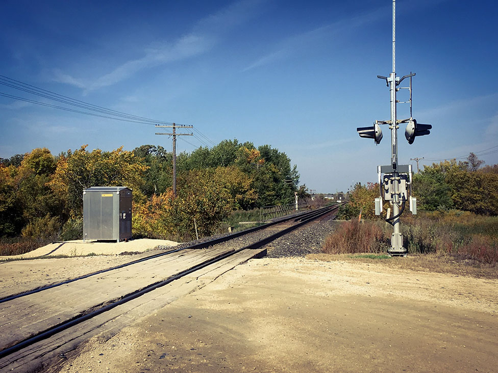 train tracks rural