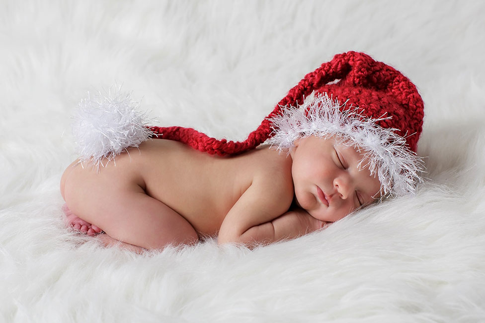 newborn baby christmas theme