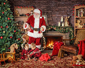 santa claus xmas portrait