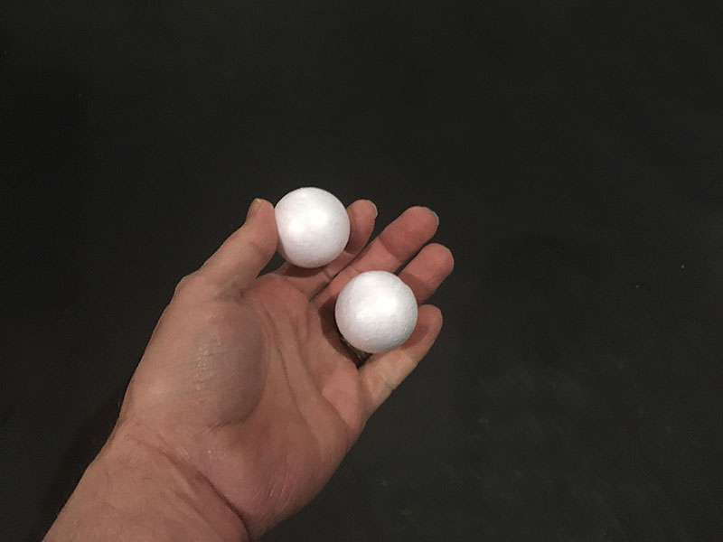 styrofoam balls