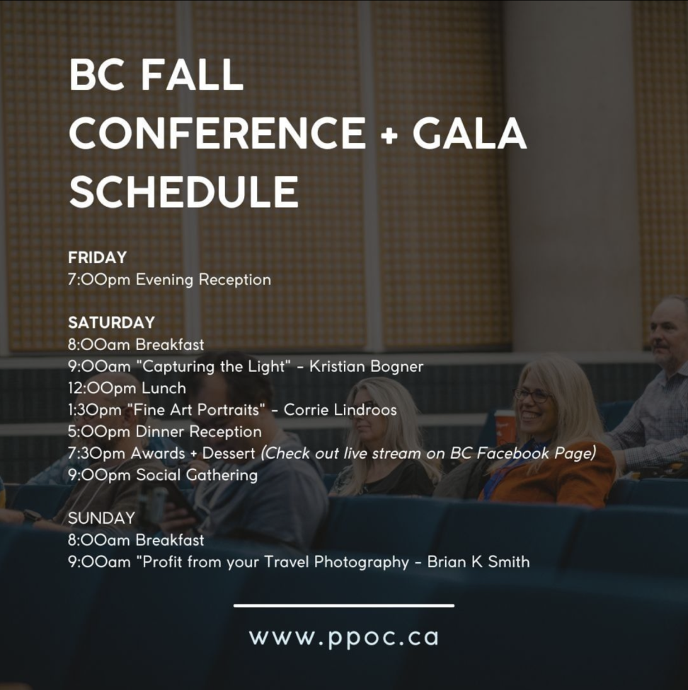 2022 Fall Gala & Conference Schedule