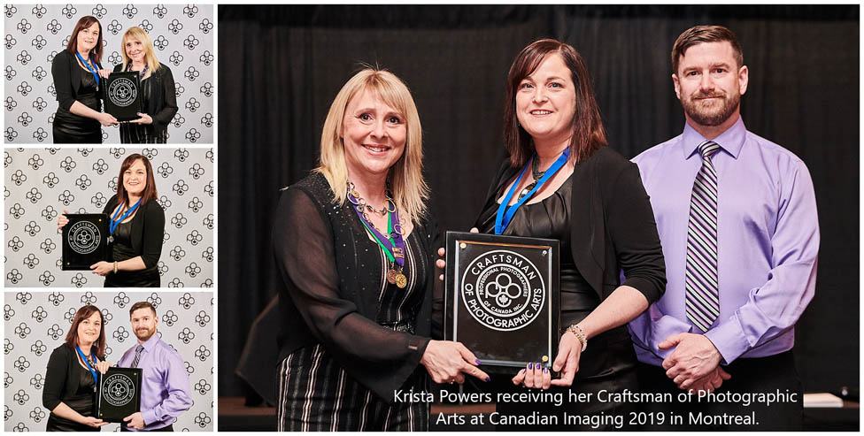 Krista Powers receiving CPA award