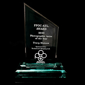 PPOC Atlantic 2020 Photographic Artist of the Year trophy