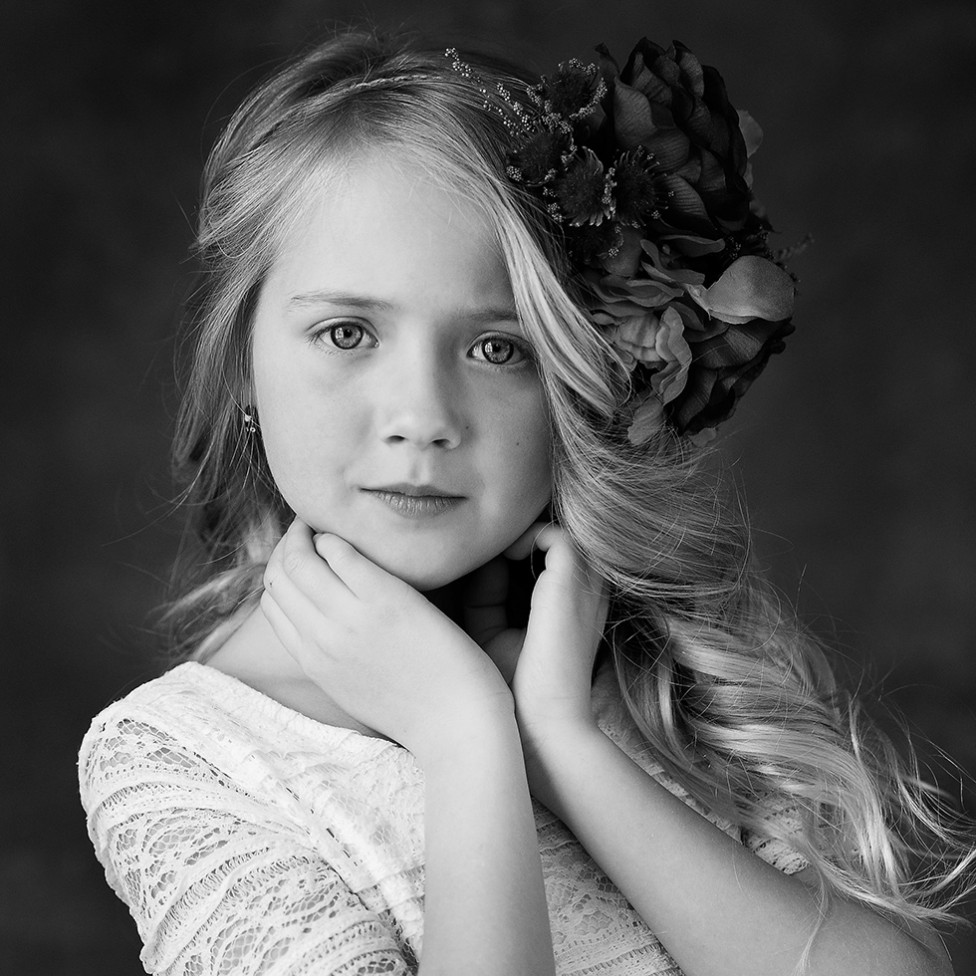 An emotional portrait of a young girl by Louise Vessey