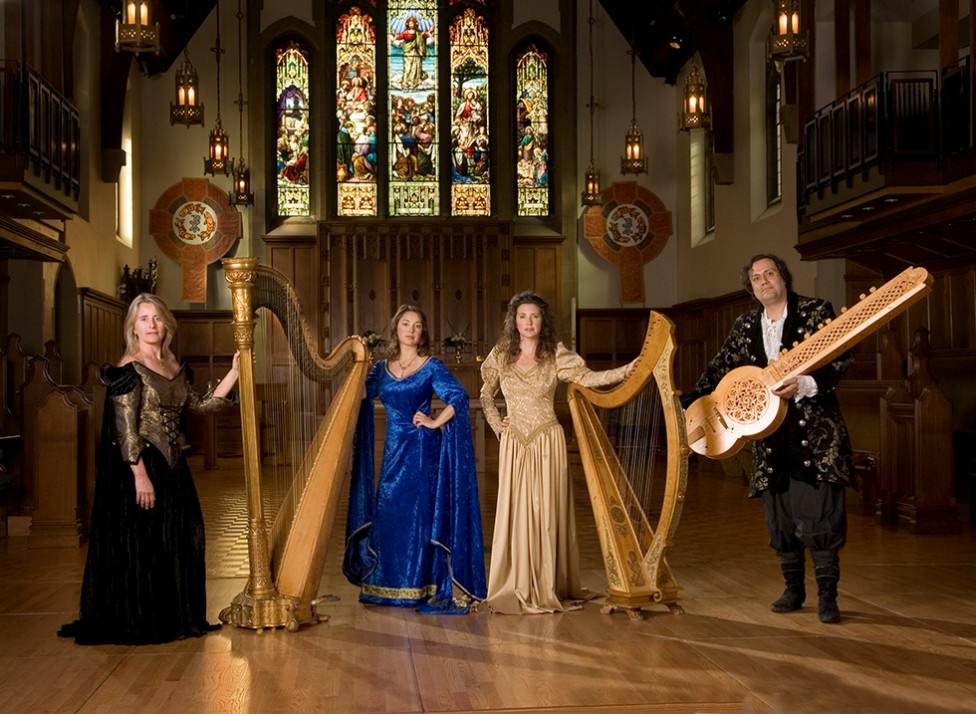 A photo of a medieval music group in Christ Church Cathedral, by David James