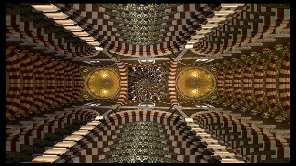 A mind bending architectural abstract image