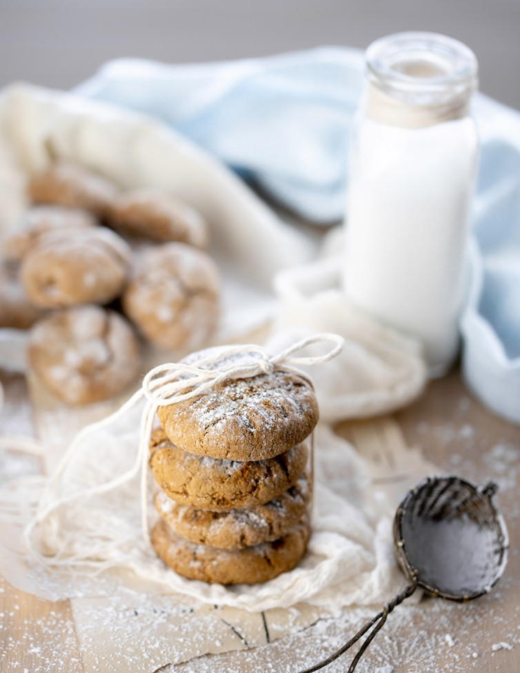 Milk and molasses cookies by Sylvie Mazerolle