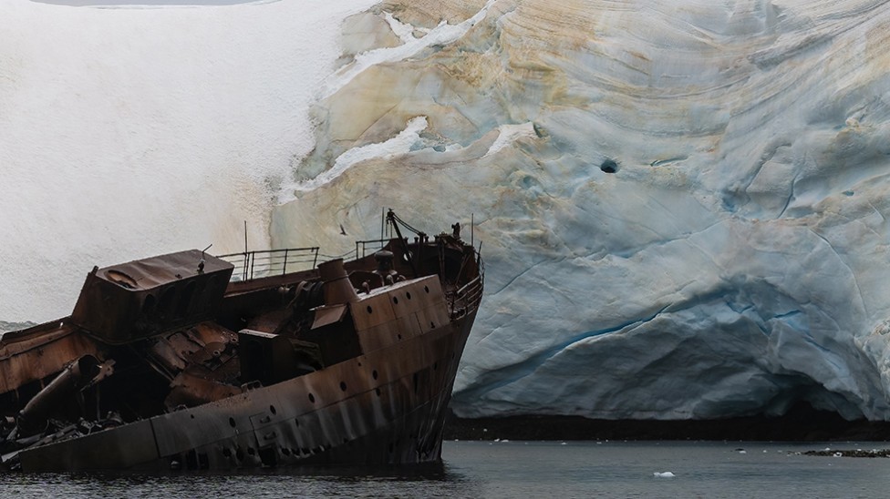 The Wreck of the Governoren - Enterprise Island, Antarctica